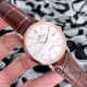 Perfect Replica IWC Portofino White Dial Rose Gold Bezel Brown Leather Strap 40mm Watch (8)_th.jpg